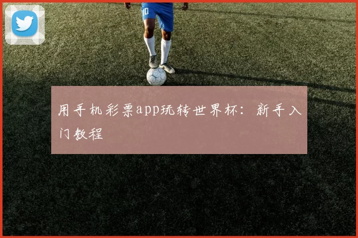 用手机彩票app玩转世界杯：新手入门教程